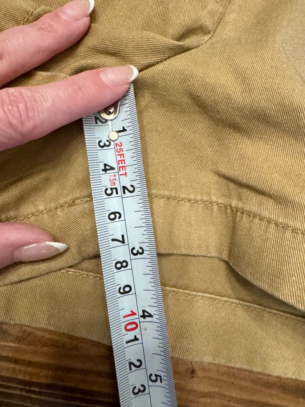 J. Crew Women’s Khaki Cotton Chino Shorts NWT 3” Inseam Size 12 - Picture 8 of 8